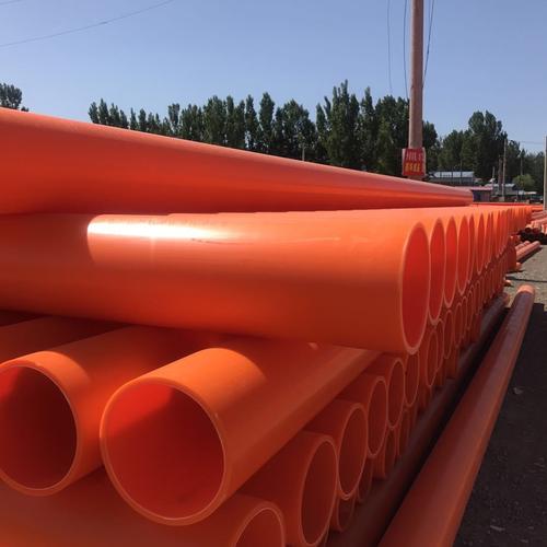 河南周口纯原料mpp电力管生产厂家橘红色高压电缆地埋电缆保护管